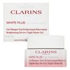 Clarins White Plus Pure Translucency Brightening Revive Night-Mask Gel siero facciale notturno per l' unificazione della pelle e illuminazione 50 ml