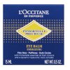 L'Occitane Immortelle Précieuse Energising Eye Balm Aufhellungs- und Verjüngungscreme für die Augenpartien 15 ml
