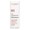 Clarins Lip Comfort Oil Shimmer ulei pentru buze cu sclipici 03 Funky Raspberry 7 ml