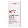 Clarins Skin Illusion Velvet Natural Matifying & Hydrating Foundation Flüssiges Make Up mit mattierender Wirkung 107C Beige 30 ml