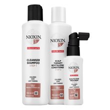 Nioxin System 3 Trial Kit set per capelli fini e colorati 150 ml + 150 ml + 50 ml