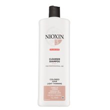 Nioxin System 3 Cleanser Shampoo shampoo detergente per capelli fini e colorati 1000 ml