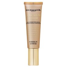 Dermacol Longwear Cover Make-up – Fluid LSF 15 für Unregelmäßigkeiten der Haut 04 Sand 30 ml