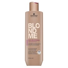 Schwarzkopf Professional BlondMe All Blondes Light Shampoo tisztító sampon szőke hajra 300 ml