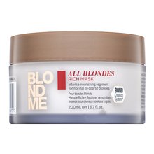 Schwarzkopf Professional BlondMe All Blondes Rich Mask pflegende Haarmaske für blondes Haar 200 ml