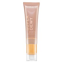 Makeup Revolution Super Dewy Skin Tint Moisturizer - Light Beige tonifiërende en hydraterende emulsie 55 ml
