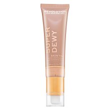 Makeup Revolution Super Dewy Skin Tint Moisturizer - Medium Light tonizáló és hidratáló emulziók 55 ml