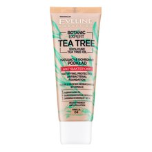 Eveline Botanic Expert Tea Tree Mattifying, Protective Antibacterial Foundation vloeibare make-up tegen huidonzuiverheden 04 Vanilla 30 ml