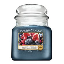 Yankee Candle Mulberry & Fig Delight ароматна свещ 411 g
