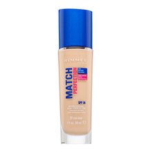 Rimmel London Match Perfection 24HR SPF20 Foundation 081 Fair Ivory Liquid Foundation for unified and lightened skin 30 ml