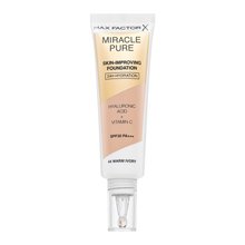 Max Factor Miracle Pure Skin 44 Warm Ivory Long-Lasting Foundation with moisturizing effect 30 ml