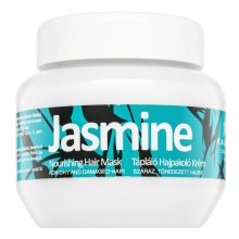 Kallos Jasmine Nourishing Hair Mask maschera nutriente per capelli secchi e danneggiati 275 ml