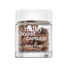 Clarins Milky Boost Capsules folyékony make-up az egységes és világosabb arcbőrre 03.5 30 x 0,2 ml