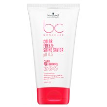 Schwarzkopf Professional BC Bonacure Color Freeze Shine Savior pH 4.5 Clean Performance Pflege ohne Spülung für Glanz und Schutz des gefärbten Haars 150 ml