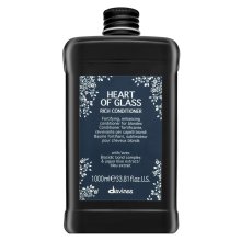 Davines Heart Of Glass Rich Conditioner strengthening conditioner for blond hair 1000 ml