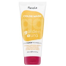 Fanola Color Mask подхранваща маска с цветни пигменти за опресняване на цвета Golden Aura 200 ml