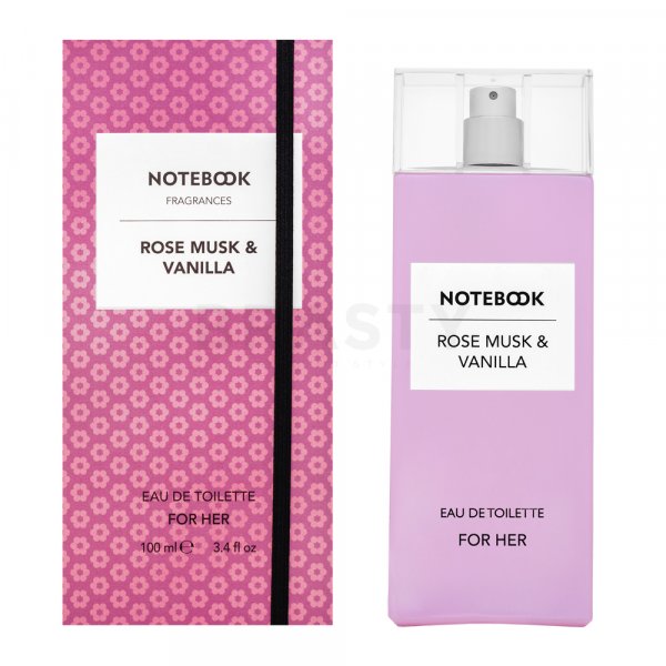 Aquolina Notebook - Rose Musk & Vanilla Eau de Toilette para mujer 100 ml