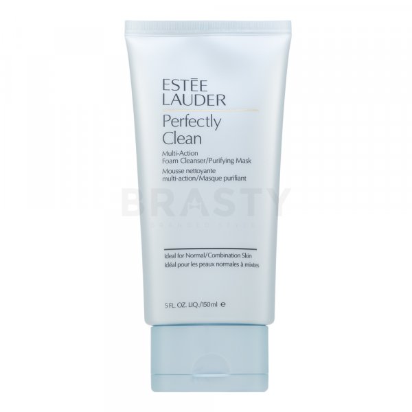 Estee Lauder Perfectly Clean Multi-Action Foam Cleanser/Purifying Mask 2in1 tisztítóhab normál / kombinált arcbőrre 150 ml