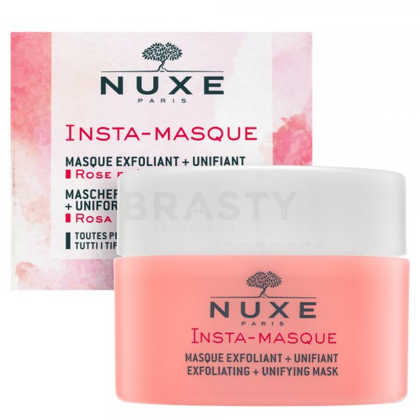 Nuxe Insta-Masque Exfoliant & Unifiant (Rose & Macademia) maseczka złuszczająca do ujednolicenia kolorytu skóry 50 ml