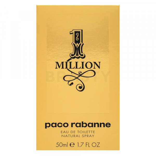 Paco Rabanne 1 Million Eau de Toilette voor mannen 50 ml