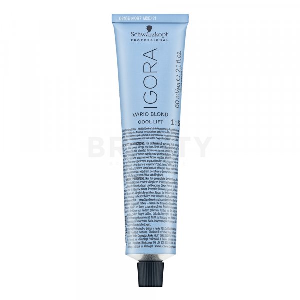 Schwarzkopf Professional Igora Vario Blond Cool Lift krém hajszín világosításra 60 ml