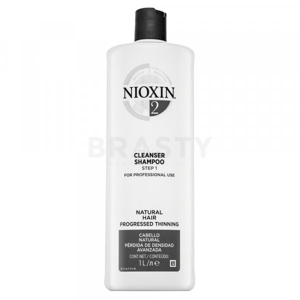 Nioxin System 2 Cleanser Shampoo szampon oczyszczający do włosów normalnych i delikatnych 1000 ml