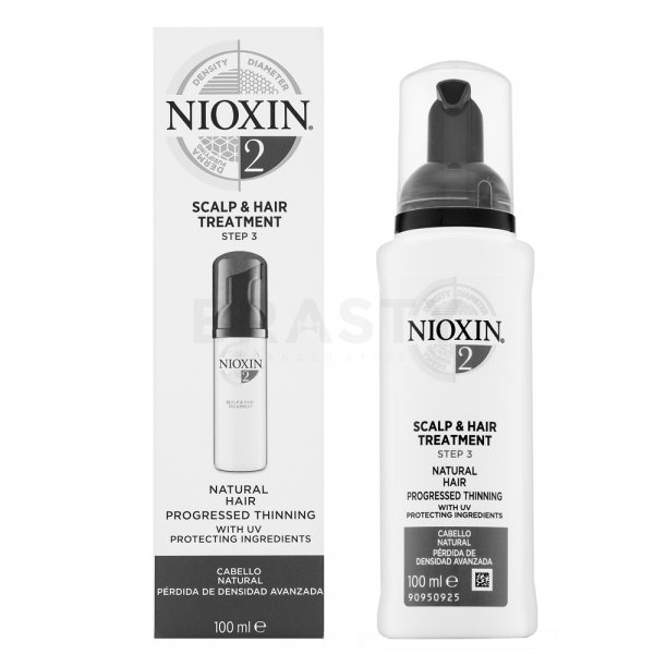 Nioxin System 2 Scalp & Hair Treatment грижа без изплакване за рядка коса 100 ml