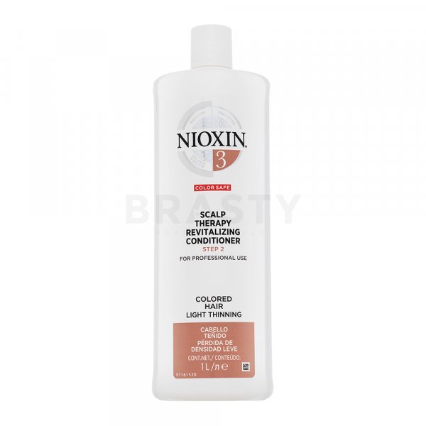Nioxin System 3 Scalp Therapy Revitalizing Conditioner Acondicionador nutritivo Para el cabello fino y teñido 1000 ml