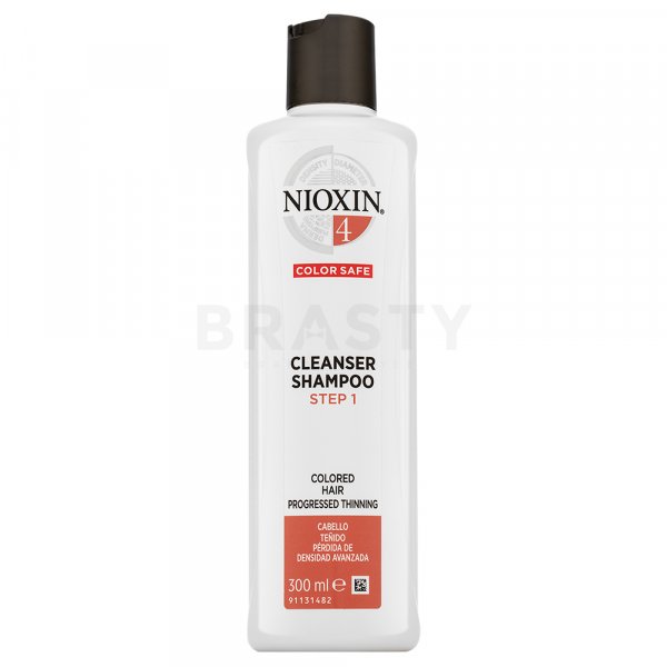 Nioxin System 4 Cleanser Shampoo Champú limpiador Para el adelgazamiento del cabello 300 ml