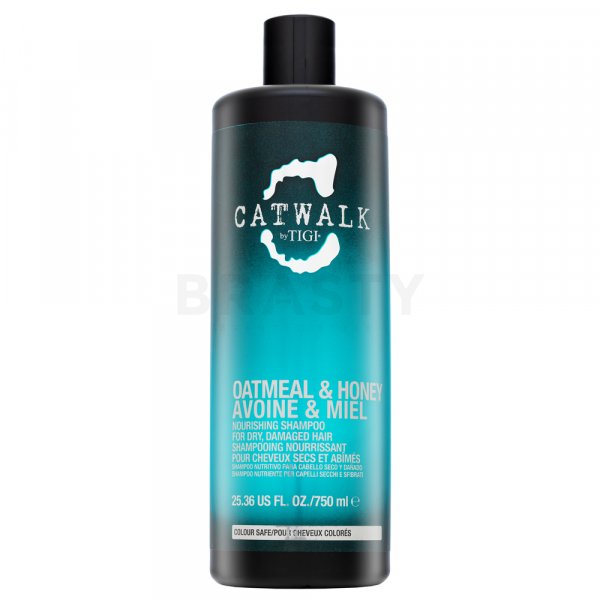 Tigi Catwalk Oatmeal & Honey Nourishing Shampoo Champú nutritivo Para cabello seco y dañado 750 ml