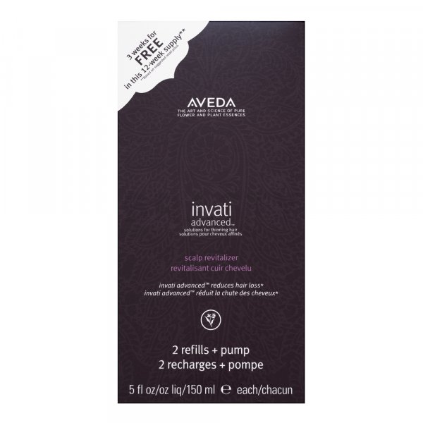 Aveda Invati Advanced Scalp Revitalizer Set & Pump kit tegen haaruitval 150 ml + 150 ml