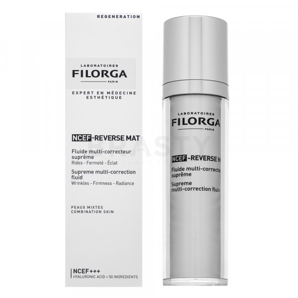 Filorga Ncef-Reverse Mat Supreme Multi-Correction Fluid wielofunkcyjny żelowy balsam do skóry normalnej/mieszanej 50 ml