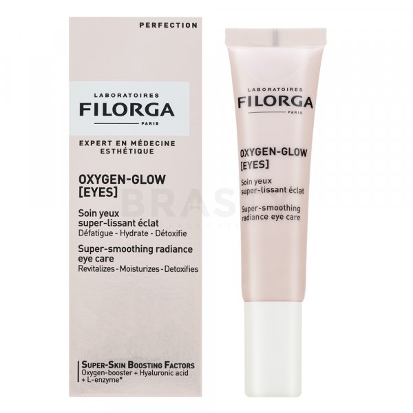 Filorga Oxygen-Glow Eyes Super Smoothing Radiance Eye Care крем за околоочния контур за уеднаквена и изсветлена кожа 15 ml