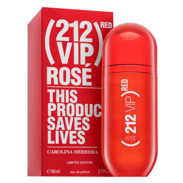 Carolina Herrera 212 VIP Rosé Red Eau de Parfum für Damen 80 ml