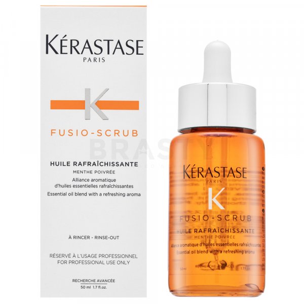 Kérastase Fusio-Scrub Huile Rafraîchissante stimulating essential oil to create hair peeling 50 ml