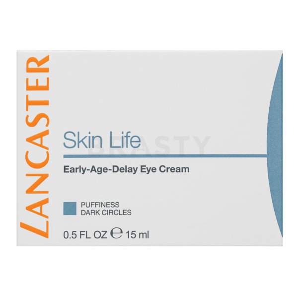Lancaster Skin Life Early-Age-Delay Eye Cream krem liftingujący skórę wokół oczu przeciwzmarszczkowa pielęgnacja walcząca z obrzękami i przebarwieniami 15 ml