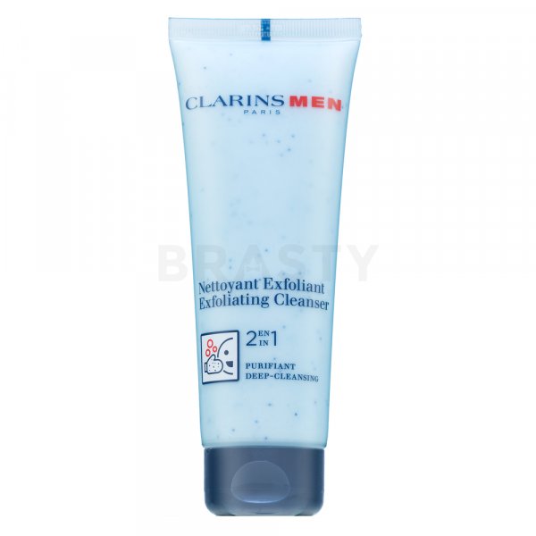 Clarins Men Exfoliating Cleanser reinigend masker en scrub 2v1 125 ml