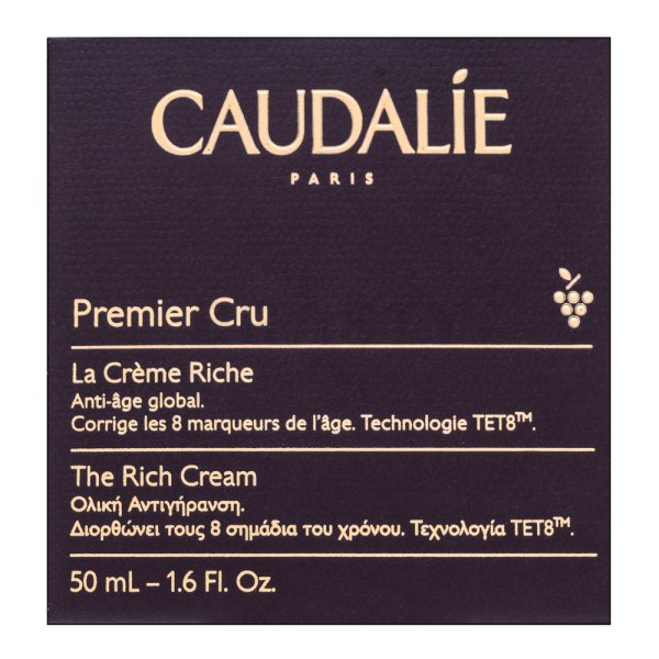 Caudalie Premier Cru The Rich Cream festigende Liftingcreme für trockene Haut 50 ml