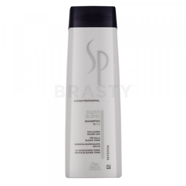 Wella Professionals SP Silver Blond Shampoo Champú Para cabello rubio platino y gris 250 ml