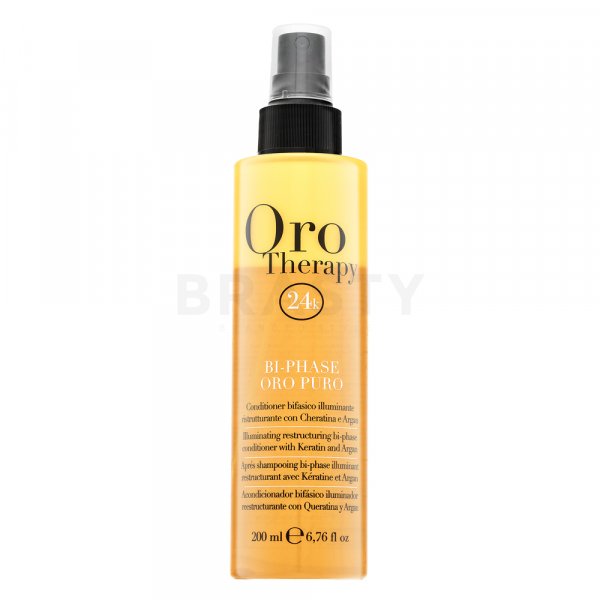 Fanola Oro Therapy Bi-Phase Conditioner Acondicionador sin enjuague Para cabello seco y dañado 200 ml