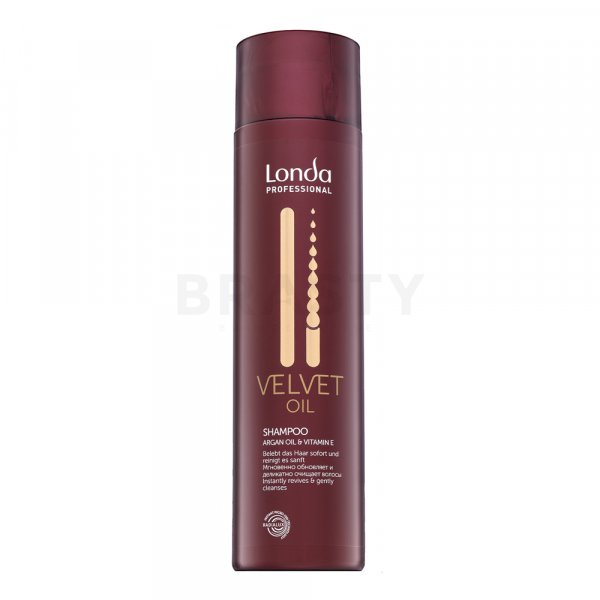 Londa Professional Velvet Oil Shampoo shampoo nutriente per l'idratazione dei capelli 250 ml
