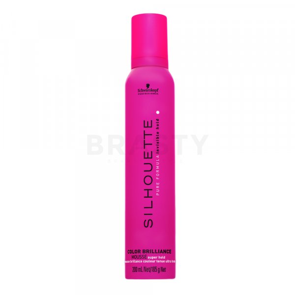 Schwarzkopf Professional Silhouette Color Brilliance Super Hold Mousse mousse per capelli per capelli colorati 200 ml