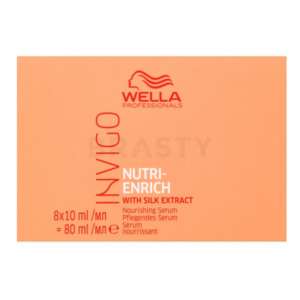 Wella Professionals Invigo Nutri-Enrich Nourishing Serum intretinere pentru intarire pentru păr uscat si deteriorat 8 x 10 ml