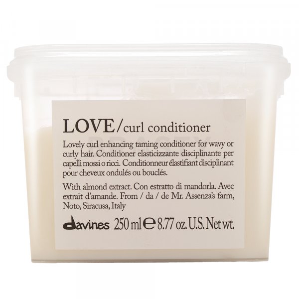 Davines Essential Haircare Love Curl Conditioner tápláló kondicionáló hullámos és göndör hajra 250 ml