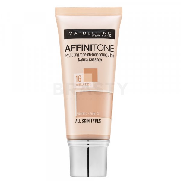 Maybelline Affinitone 16 Vanilla Rose vloeibare make-up met hydraterend effect 30 ml