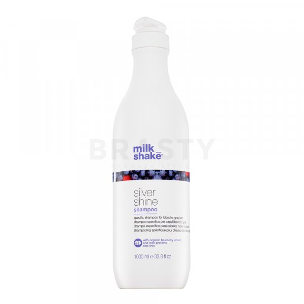 Milk_Shake Silver Shine Shampoo Шампоан за платинено руса и сива коса 1000 ml