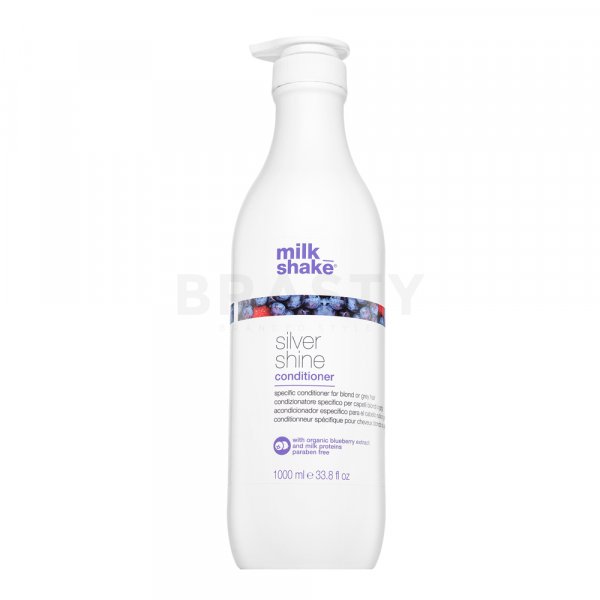 Milk_Shake Silver Shine Conditioner Защитен балсам за платинено руса и сива коса 1000 ml