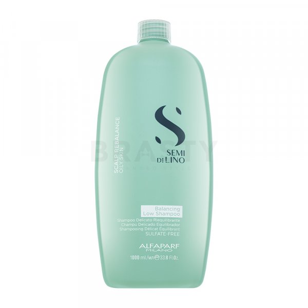 Alfaparf Milano Semi Di Lino Scalp Rebalance Balancing Low Shampoo reinigende shampoo voor vette hoofdhuid 1000 ml