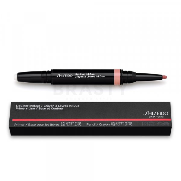 Shiseido LipLiner InkDuo 01 Bare lápiz delineador para labios 2 en 1 1,1 g
