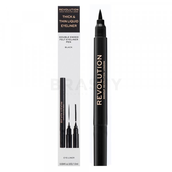 Makeup Revolution Thick and Thin Dual Liquid Eyeliner matita per gli occhi doppia 1 ml